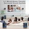 Bobtot Home Theater System, 800W, 6.5in Subwoofer 5.1/2.1 Wired Stereo Speakers, HDMI ARC Optical AUX 803758 - alternate 6