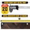 Core Tarps Extreme Heavy Duty 20 Mil Tarp Cover, Waterproof, UV Resistant Brown Wood/Black 18ft X 24ft CT-710-18X24 - alternate 4