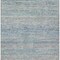Homeroots 5' X 8' Blue And Charcoal Striped Washable Indoor Outdoor Area Rug 615657 - alternate 5