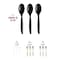 Smarty Had A Party Black Disposable Plastic Serving Spoons 150 Spoons, 150PK 2650-B-CASE - alternate 4