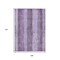 Homeroots 9' X 12' Purple And Lilac Striped Washable Indoor Outdoor Area Rug 617846 - alternate 5