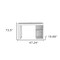Homeroots 47" White Wood Computer Desk 546419 - alternate 5