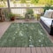 Homeroots 10' X 14' Fern Green And Beige Abstract Washable Indoor Outdoor Area Rug 631178 - alternate 6