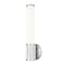 Z-Lite Solange 1 Light Wall Sconce, Brushed Nickel/Opal White, 4.75 In W 1021-1S-BN-LED - alternate 1