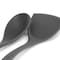 Oster Ridgecrest 2 Piece Silicone Kitchen Tool Serving Spoon and Turner Set in Gray 143732.02 - alternate 4