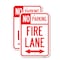 Signmission Colorado Fire Lane With Bidirectional Arrow, 18'' X 24'' 2 Signs, Heavy Gauge Aluminum, 2PK A-1824-2PACK-24255 - alternate 1