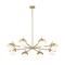 Z-Lite Realm Sphere 8 Light Chandelier, Modern Gold, 44 In W x 8 In H 7517-8MGLD - alternate 4