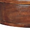 Homeroots 16" Brown Solid Wood Round One Drawer Floating Nightstand 651746 - alternate 6