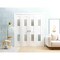 Vdomdoors Sliding Closet Double Bi-fold Doors White Solid Core Modern Interior SETE6222DBF-WS-72 x 96 (4* 18x96) - alternate 5