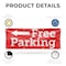 Signmission Free parking Left, 36 Inch x 96 Inch, Vinyl Banner B-96-30644 - alternate 2