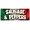 Signmission Sausage And Peppers, 48 Inch, Banner B-120-30422 - alternate 1