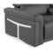 Homeroots Gray Italian Leather Modular L Shaped Eight Piece Corner Sectional With Console 534868 - alternate 9