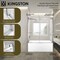 Kingston Brass 60" Acrylic Alcove Left-Hand Drain Tub with Right Sliding Tub Door, White/Brushed Nickel KVTDE603121L8 - alternate 5