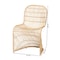 Bali & Pari Rosalba Bohemian Light Honey Rattan 2-Piece S-Curve Dining Chair Set 256-2PC-14168-ZORO - alternate 8