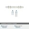Amerock Carrione 3 inch 76mm Center-to-Center Marble White/Satin Nickel Cabinet Pull BP36639MWG10 - alternate 2