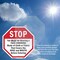 Signmission Stop You Must Be Wearing a Face Cov, 6 inch X 6 inch, Plastic Sign, 2PK OC-P-2PACK-6-53 - alternate 4