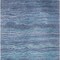 Homeroots 3' X 5' Denim Blue And Sky Blue Abstract Washable Indoor Outdoor Area Rug 618268 - alternate 7