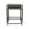 Homeroots Set of Three Brass and Black Aluminum and Iron Frame Nested Tables 528064 - alternate 6