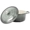 Megachef 5 Quarts Round Enameled Cast Iron Casserole with Lid in Gradient Gray 750124520M - alternate 3