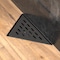 Hydroware Triangle Shower Drain, C06 Matte Black, 8 Inches HYD-0026 - alternate 1