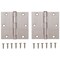 Prosource Square Corner Door Hinge, Steel, Satin Nickel, Loose Pin, 180 deg Range of Motion BH-202SN-PS - alternate 1