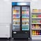 Koolmore 40 in. 33 Cu. Ft. Commercial Merchandiser Refrigerator with Swing Doors, LED Lighting in Black KM-MDR-2GD-33CSW - alternate 7