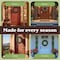 Pure Garden 24 in Large Boxwood Wreath for Front Door All-Season Artificial Boxwood Wreath 50-150-24 - alternate 4