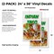 Signmission Indian Taco, Vinyl Decals Only 24 Inch x 36 Inch, Vinyl Decal, 2PK DSB-2436-2PACK-Indian Taco - alternate 2