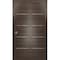 Sartodoors Sliding Closet Bi-fold Doors, Planum 0020 Chocolate Ash, Sturdy Tracks Moldings Trims Hardware Set,  PLANUM0020BF-CA-56 x 96 (2* 28x96) - alternate 1