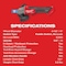 Milwaukee Tool M18 FUEL 4-1/2" / 5" Braking Grinder w/ ONE-KEY Paddle Switch, No Lock 2882-20 - alternate 9