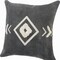 Homeroots Set of Two 20" Black And White Geometric Cotton Throw Pillows with Texture, 2PK 588364 - alternate 5