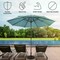 Pure Garden 9-Foot Outdoor Patio Umbrella with Base, Sand 50-LG1041 - alternate 6