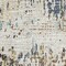 Homeroots 3' X 5' Midnight Ivory And Beige Abstract Washable Indoor Outdoor Area Rug 643577 - alternate 5