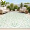 Jonathan Y Estrella Bohemian Medallion Textured Weave Green/Cream 3 ft. x 5 ft. Indoor/Outdoor Area Rug SMB105G-3 - alternate 1