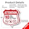 Signmission Property Shield Sign No Food No Drinks N, 18 inch X 18 inch, Plastic Sign, 2PK SHI-P-2PACK-18-455 - alternate 6