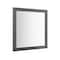 Homeroots 36" Gray Wood Framed Accent Mirror 510892 - alternate 5