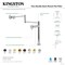 Kingston Brass Deck Mount Pot Filler Faucet with Knurled Handle, Polished Chrome KS4701RKX - alternate 4