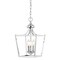 Jonathan Y Camden 10" 3-Light Iron Classic Midcentury Pendant Lantern, Chrome JYL7560B - alternate 1