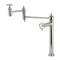 Kingston Brass Deck Mount Pot Filler Faucet with Knurled Handle, Polished Nickel KS3706RKZ - alternate 1