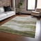 Homeroots 8' X 10' Green And Beige Abstract Washable Indoor Outdoor Area Rug 604974 - alternate 7