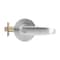 Global Door Controls GAL Series Pisa Style Heavy-Duty Commercial Cylindrical Lever, Grade 2 Privacy in Brushed Chrome GAL-1140P-626 - alternate 7