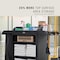 Rubbermaid Commercial Housekeeping Cart, Plastic Frame, Black 2202581 - alternate 5