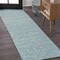 Jonathan Y Aksil Moroccan Beni Souk Turquoise/Cream 2 ft. x 8 ft. Runner Rug MOH208D-28 - alternate 1