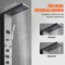 Vevor Shower Panel Tower System 6 Modes Hydroelectricity LED Stainless Steel 8009FL - alternate 6