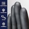 Art Noir Shadow Disposable Exam Gloves, Nitrile, Powder Free, 6 mil, Black, S, Case of 1000 SHD932 - alternate 4