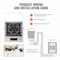 Vevor Electric Garage Heater, 10000-Watt Digital with Remote Ceiling/Wall Mount BGP2102-100R - alternate 5