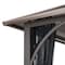 Sunjoy 10 ft. x 12 ft. Black and Brown Steel Gazebo with 2-tier Hip Roof Hardtop A102009100 - alternate 4
