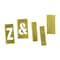 C.H. Hanson 3" Brass Interlocking Stencil Letters, 33 Piece Set 10033 - alternate 4