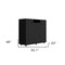 Homeroots 55" Black Two Drawer Combo Dresser 544042 - alternate 14