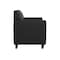 Flash Furniture Loveseat, 29" x 32-1/4", Upholstery Color: Black BT-827-2-BK-GG - alternate 7
